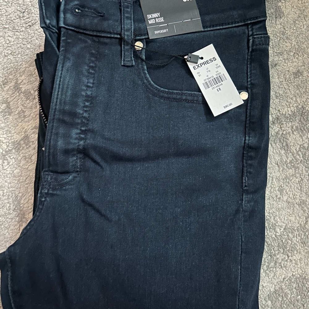 Express Women’s Skinny Mid Rise Jeans